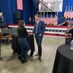 Eric Trump Instagram – Making my rounds in Iowa! Catch me on NBC Nightly News, Newsmax, News Nation, RSBN & more!