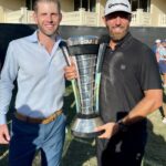 Eric Trump Instagram - Congratulations to my friend @dustinjohnsongolf on a very historic win and the first @livgolfinv Championship at @trumpdoral. We are proud of you!