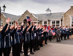 Eric Trump Instagram - My father and I are on our way back from a phenomenal visit to @trumpscotland, @trumpturnberryscotland and @trumpdoonbeg. From breaking ground on the new MacLeod Course at Trump Scotland to an exceptional Welcome Ceremony and visit with the team at Trump Turnberry to experiencing Irish tradition and charm at Trump Doonbeg, this was a truly momentous occasion!