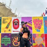 Erika Schneider Instagram - Dia de @lollapaloozabr com a @johnniewalkerbrasil #GRWM aprovado o look? 🖤