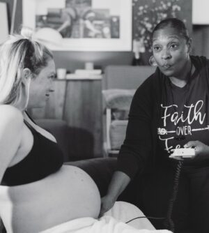 Erin Foster Instagram - If you choose to do a home birth you have to be really clear on why you want to do it, so that when the time comes when you’re begging to be taken to the hospital someone reminds you. My reason was that we did over 20 failed rounds of IVF and at some point in the process I just went numb. I stopped feeling the highs (there weren’t any) or the lows (there were too many). I stopped reacting after bad news or letting anyone talk to me about it. So when I was finally going to become a mom, I didn’t want to disconnect with medication. I wanted to feel her and have her feel me, and be filled with all the love hormones that would help me forget the pain I was in. It was THE hardest thing I’ve ever done, no contest. I had a plan to deliver in water surrounded by fresh flowers, but I unexpectedly hated the bath and tried to escape at one point and just crawled on the floor like an animal. Simon couldn’t make eye contact with me. But I was never scared. I never felt like I wasn’t safe at home, and that’s because of the unbelievable team around me and how much they prepared me for each moment. They created a perfect environment and from the moment I met them all, they empowered me. They refused to let me think that at 41 I couldn’t have the birth I wanted. After Noa was born they all banned together to make sure I was breast feeding properly, helped me choose a pediatrician, connected us to people to help with her tongue tie, and continue to be a flow of resources and support. We feel so lucky and grateful. No matter how hard the journey is, once you get to where you were aiming for, none of it matters. Also, I really regret asking moms why they don’t just sleep when the baby sleeps. I’m sorry for my ignorance ❤️