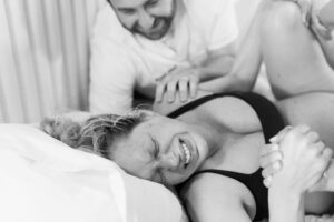 Erin Foster Instagram - Truly the most insane experience of my life, with the best ending. Noa Mimi Tikhman being nothing like her mother who is always late, arrived two weeks early at 4:41am on May 17th. Being totally unbiased I would say she’s perfect and super advanced already, and might be the first person I’ve met who prefers me to Simon. Gave birth to her au naturale in our bed like a beast, but also would have taken heroine in the moment if someone offered. Simon would like everyone to know he’s a warrior too ❤️
