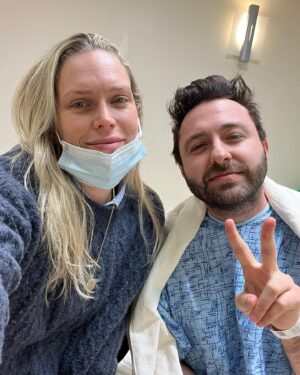 Erin Foster Instagram - Thanksgiving was interesting! Started with Simon having stomach pain the night before. Led to my mom insisting we go to urgent care which I thought was a bit dramatic. That led to us discovering around midnight that Simon had appendicitis. Which led to surgery at 7am and Tommy having coffee with me while we waited. Which led to Simon waking up from anesthesia wanting to know if it’s still thanksgiving and also with some paranoia thinking I was lying to him about how his surgery went. By 5pm he broke free and made the end of a dinner he wasn’t allowed to eat. Our King loves to make sure he gets all the attention ❤️