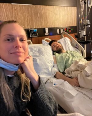 Erin Foster Instagram - Thanksgiving was interesting! Started with Simon having stomach pain the night before. Led to my mom insisting we go to urgent care which I thought was a bit dramatic. That led to us discovering around midnight that Simon had appendicitis. Which led to surgery at 7am and Tommy having coffee with me while we waited. Which led to Simon waking up from anesthesia wanting to know if it’s still thanksgiving and also with some paranoia thinking I was lying to him about how his surgery went. By 5pm he broke free and made the end of a dinner he wasn’t allowed to eat. Our King loves to make sure he gets all the attention ❤️