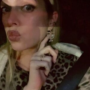 Erin Foster Instagram - Took my new personality (being pregnant) out to a holiday party.