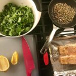 Erin Heatherton Instagram – Salmon. Watercress. Pumpkin seeds. Lemon. Olive oil. Salt and pepper.
😛🍴