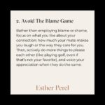 Esther Perel Instagram – After Valentine’s Day, it’s tempting to compare our relationships to everyone else’s, but love is not one-size-fits-all. Celebrate your unique journey, regardless of how it measures up to others. 

Swipe for five methods on how to put the blinders up and focus in on you and your partner. For the full @cosmopolitan article, visit the link in my bio.