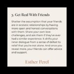 Esther Perel Instagram – After Valentine’s Day, it’s tempting to compare our relationships to everyone else’s, but love is not one-size-fits-all. Celebrate your unique journey, regardless of how it measures up to others. 

Swipe for five methods on how to put the blinders up and focus in on you and your partner. For the full @cosmopolitan article, visit the link in my bio.