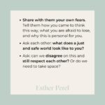 Esther Perel Instagram - ‍Couples polarize around all kinds of values. Should we spend the holidays with your parents or mine? If we share finances, do we need to ask permission for personal spending? I’m used to hearing these stories in my office. But the clashes around social values within couples, families, colleagues, and friends have taken on a fresh pitch. ‍ Long-standing patterns in our relationships come to a head in these arguments. If you listen closely to a screaming couple, you will hear feelings around respect, recognition, control, trust, care, and power. Too often, clashing couples focus only on the surface. That can leave us feeling that, not only are we living in a world that’s gone mad, we’re living with a person we no longer recognize. ‍ ‍Modern romance doesn’t pay much attention to “values clarification” until there is “values crisis.” But it doesn’t mean we have to stay in crisis mode. My advice to couples at a crossroads over issues rooted in values is this: step away from the content of the argument for a moment and consider the form. Swipe through for eight more pieces of advice, and for a deeper dive into the topic, check out the newsletter link in my bio.