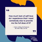 Esther Perel Instagram – In a new Esther Calling episode of Where Should We Begin? titled “My Husband, His Other Wife, and Me”, a woman shares her journey of love and sacrifice. Meeting abroad, marrying in the States, only to face the heart-wrenching reality of her husband’s familial obligations back home — to marry his brother’s widow. 

Listen through the link in my bio as I help her untangle the complex web of duty, love, and self-worth, realizing that sometimes the hardest journey is the one back to oneself.