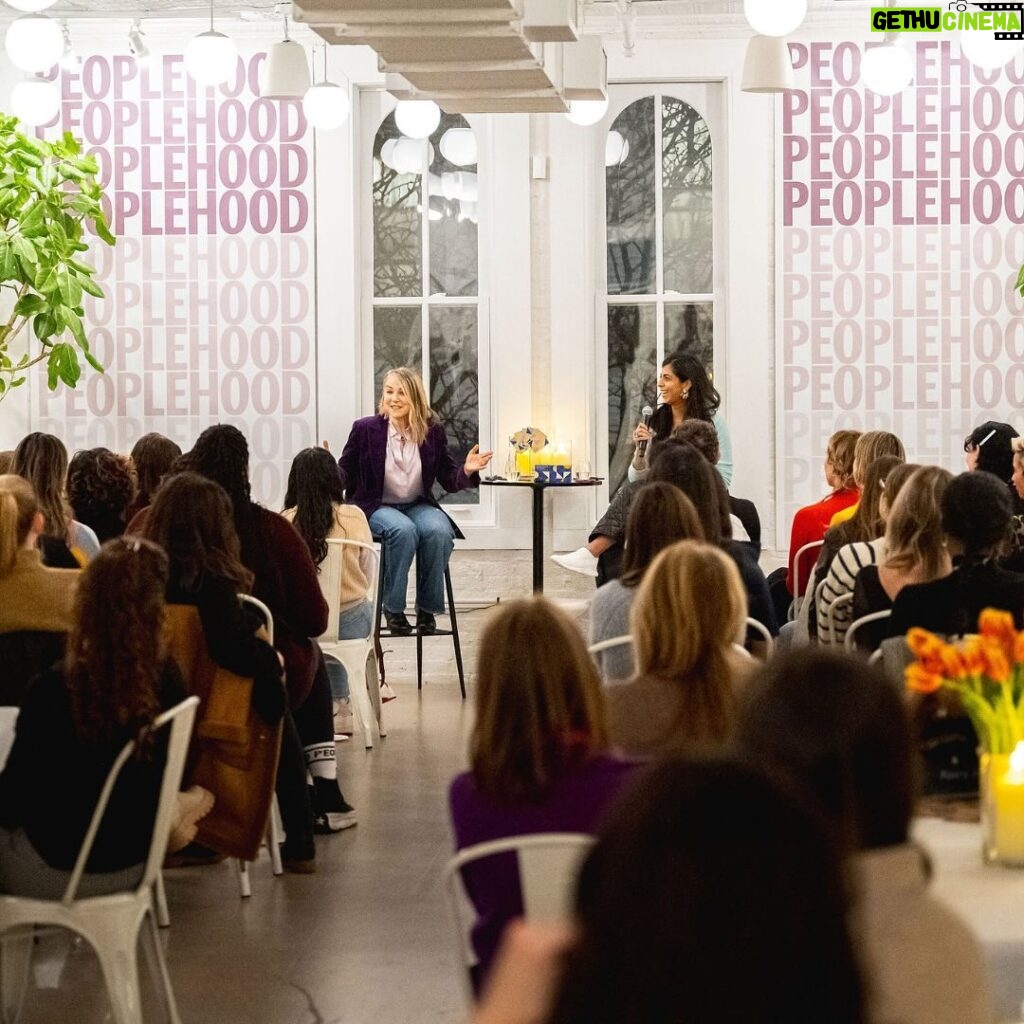 Esther Perel Instagram - To celebrate the release of the newest edition of “Where Should We Begin: A Game of Stories,” I teamed up with @peoplehood_ — a place that hosts digital and in-person group conversations to help people build stronger relationships. The event featured a fireside chat led by @nayeemaraza and me, followed by lively discussions and immersive gameplay. Sincere thanks to everyone who joined us for this memorable celebration, allowing their stories to unfold. Photo credit: @robbienero.jpeg