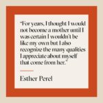 Esther Perel Instagram - “I miss my mother… but I’m also happy she’s gone. I’ve had a life that I would not have had if she was still here. How do I reconcile these feelings?” Standing and shaking, surrounded by thousands of people, the woman who asked this during a recent Q&A stared at me waiting for an answer. I didn’t have a simple one. The collective “Mmmm” in the room—that ineffable sound of recognition, empathy, and kindred pain—was evidence of how many people related to her dilemma. I did, too. Relational ambivalence is the experience of contradictory thoughts and feelings—of love and hate, attraction and disgust, excitement and fear—toward someone with whom you are in a relationship. It’s intrinsic to all relationships, including the very first: with your mother. In my latest newsletter, I explore this question further, centering on my personal relationship with my mother. Within it, I offer insights that helped me navigate the complexities of holding contradictory feelings towards her, a dynamic that profoundly influenced the foundation of our relationship. To read this month’s newsletter, visit the link in my bio. Let’s turn the lens on you: Do you, or did you, experience relational ambivalence with your mother? How did it show up for you? What are the positive qualities you see in yourself that come from your mother? The less-than-lovely qualities?