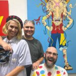 Ethan Klein Instagram - We are now the proud owners of this @alexpardee original and I am officially a one piece Stan - we also got this Stewie Griffin. Come check out his public showing tomorrow (Oct 28 from 5:00-10:00 pm) and admire my no longer luffy painting 😤😤