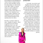 Eugenia Kuzmina Instagram - @mindjumpmagazine feature in uk 🎞️🦋💙 ..style by @vetahorwitz @sabrinacarpenter , greatful 💜 working on #modelsofcomedy show #comingsoon with @barrykatz @barrykatzblueprint to have more voices heard 💜🎸🔥 greatful to my husband and my dad , who was first responder to Chernobyl ❤️ thank you for bracelet @sady_diallo … I believe in this project for the better good 💜