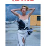 Eugenia Kuzmina Instagram - @advice__mag by @kellygullett @shootingthemood @kikiwangfashion @alexandrefmakeup 💜🎸🪽🎞️💐🦋I like things that are unique and ground breaking and made for the reasons to amplify love ..in hope 🎸thank you to @barrykatz @barrykatzblueprint for something to come out of “ #modelsofcomedy 💜