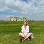Eugenia Kuzmina Instagram – Happy Mother’s Day ☀️💗🦋 …. Meditating at #stonhenge #mothernature #moon #sun 🌙☀️🌿 #magic …. I don’t post pics of my family anymore on purpose to protect what’s sacred 💜 dress @karnitaharoni_official