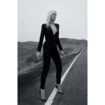 Eugenia Kuzmina Instagram - #heroicexperiments by @robertwilde1 @ysl suit 🎬 “ the gentle side of you said no , but you kept pushing me into the on going traffic so hard , so hard , so I leaped , trembling with the hands of a broken hand maid , listening to the cue , so here we are “ …. people will do anything rather than admit that their lives have no meaning.No plot. Margaret Atwood