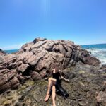 Eugenia Kuzmina Instagram - #wildnature is my home 🦋#fashioneditorial #behindthescenes @festivaldecannes with amazing @taniatuka @frenchonegirl @misssabrinadubois 💜 and special mention inspiration @geraldine_diving @crispinaparis @hotelducapedenroc