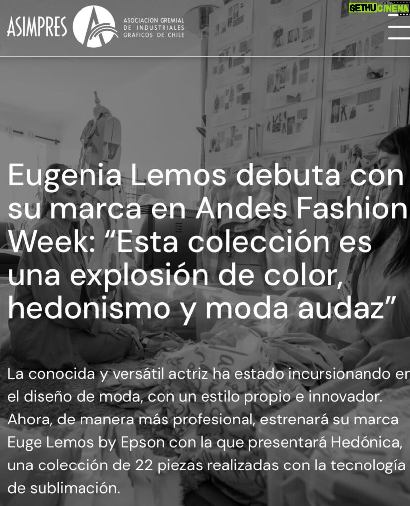 Eugenia Lemos Instagram - GRACIAS 🌹🥹✨ Gracias a los Medios por destacar el trabajo y profesionalismo 🙏✨