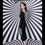Eva Green Instagram - Such great pleasure and happiness yesterday to be with @rogervivier in Paris . Thank you to @gherardofelloni and his beautiful team. The kindest and most lovely people. The collection is exquisite - full of love , creativity and invention. You will love it, just as I did. It really is something to celebrate. Generous and beautiful. Bravo mes amis !! #vivieroptical #rogervivier 💙🌀💙 Styling: @mistersamuelf Dress: @alexandrevauthier Shoes: @rogervivier Hair: @perrinerougemonthair Make Up: @hungvanngo