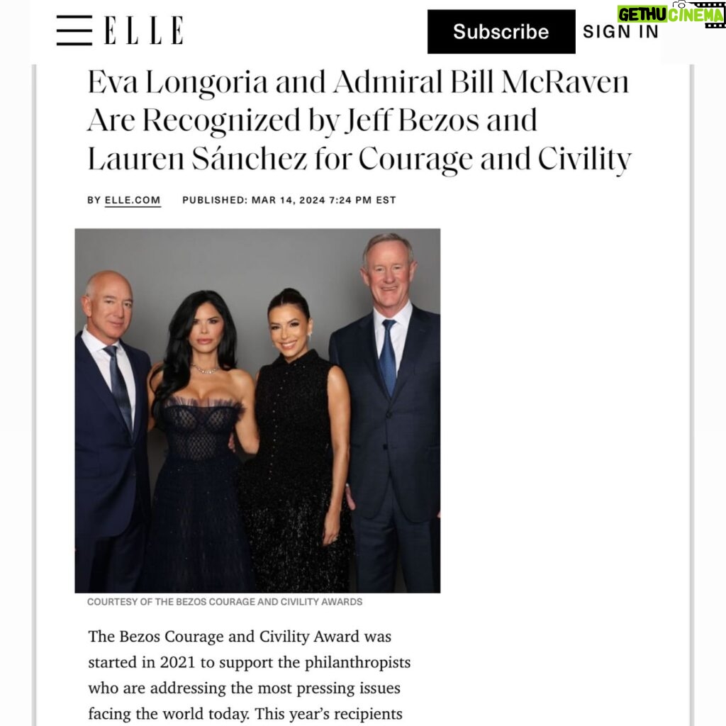 Eva Longoria Instagram - Of course, I am honored and thrilled personally, but I am even more excited about the impact I think we can have on this country through/by investing in the strength of the Latino community. As you may know, 12 years ago, I started the Eva Longoria Foundation, because I wanted to give the Latino community the opportunities we deserve and truly unlock the positive impact that we can have on this country. Thank you Jeff and Lauren for your endless generosity and huge hearts! 💕 best birthday present ever!