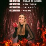 Eva Soriano Instagram - LA VUELTICA 🚀🚀 Hello personitas sandungueras al otro lado del charco, este julio estaré con el Pecado de Eva dando una vueltecita por EEUU y CDMX, os dejo el enlace de las entradas en mi perfil, para que podáis venir a pecar un ratito conmigo. Lo vamos a pasar piruleta!!!