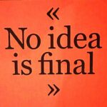 Evangeline Lilly Instagram - "No idea is final."