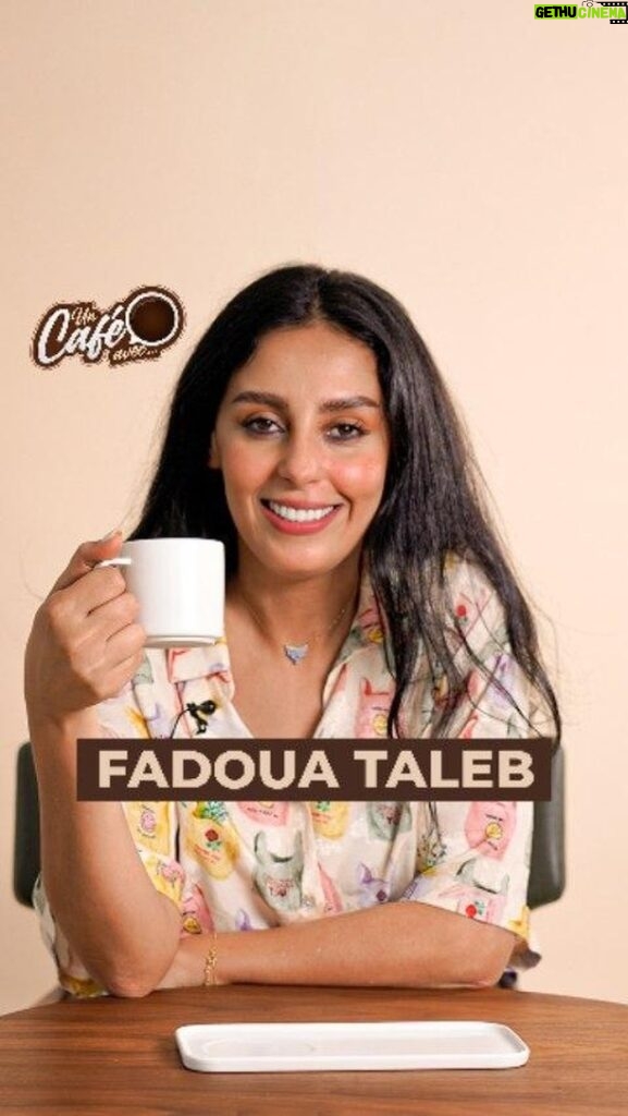 Fadwa Taleb Instagram - @fadoua.taleb est l'invitée de notre nouvel épisode de « Un café avec… ». #FadouaTaleb #فدوى_طالب #CaféAvec #UnCaféAvec #GroupeLeMatin