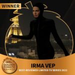 Fala Chen Instagram – We won the #GoldenTomato Award Best Limited Series of 2022! Thanks @rottentomatoes, critics and all the fans for the reviews! @hbo @a24 #irmavep