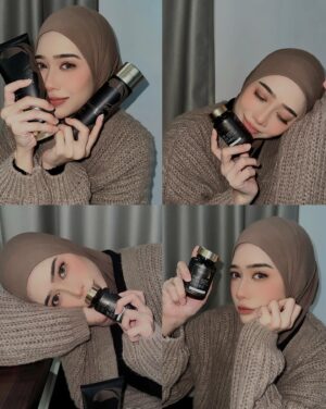 Fatin Afeefa Instagram - You’re given choices in life. Stressing over things you can’t control is your choice too 🤎

but hairfall, bald spots, dandruff, flat and oily hair? those are the things you CAN control. Just because no one can see them, doesnt mean you have to neglect them 🤎

my haircare routine since 2020 @sugardollbynn ✨🌨️