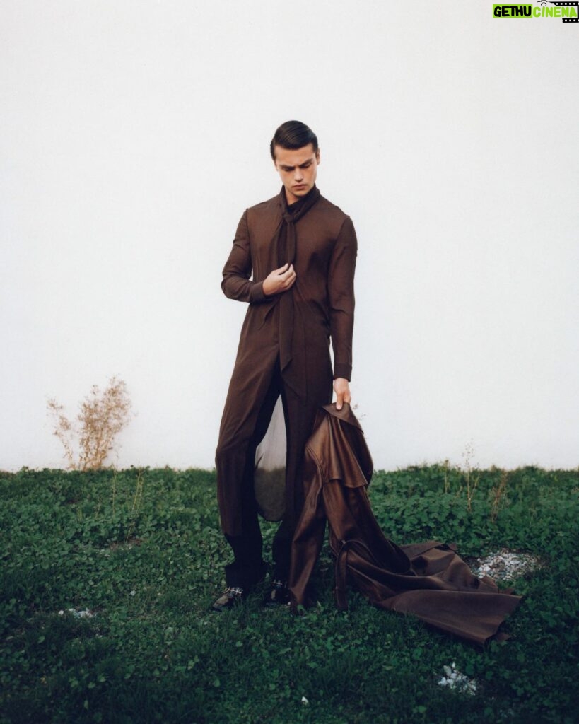 Felix Mallard Instagram - Wearing @ysl for @cultured_mag by @kobewagstaff 🖤 @studioand / @tiago_goya / @saratagaloa