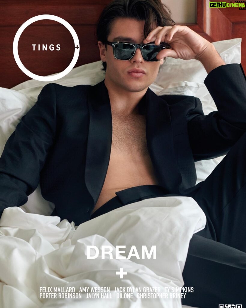 Felix Mallard Instagram - DREAM - beyond stoked to make the cover of @TingsMagazine 🔥 Photographed by: @JustinCampbellStudios Styled by: @MrMontyJackson Grooming by: @hairbycandicebirns Wearing @Boss