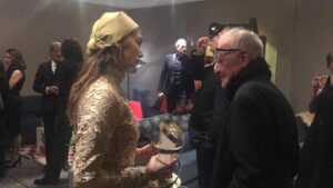Fereshteh Hosseini Instagram - Morocco Film Festival2016!
I was there for my first movie PARTING ,which I won the Best Actress award for that . 
With my dears @navidmahmoudi  @jamshid.mahmoudi_ 🪄
I was honored to receive the award from Mr #béla_tarr 🌟
Good memories ☁️
.
سال ۲۰۱۶ فستیوال فیلم مراکش برای اولین فیلمم “رفتن”.
توی این فستیوال جایزه‌ی بهترین بازیگر زن رو برنده شدم که خیلی بهم چسبید چون اولین کارم بود. 
رئیس هیئت داوران آقای بلاتار بود که حرفاش رو هیچ وقت یادم نمیره . ♥️
