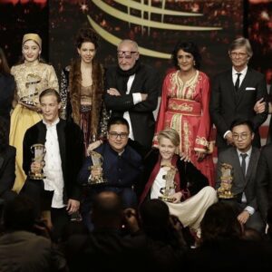 Fereshteh Hosseini Instagram - Morocco Film Festival2016!
I was there for my first movie PARTING ,which I won the Best Actress award for that . 
With my dears @navidmahmoudi  @jamshid.mahmoudi_ 🪄
I was honored to receive the award from Mr #béla_tarr 🌟
Good memories ☁️
.
سال ۲۰۱۶ فستیوال فیلم مراکش برای اولین فیلمم “رفتن”.
توی این فستیوال جایزه‌ی بهترین بازیگر زن رو برنده شدم که خیلی بهم چسبید چون اولین کارم بود. 
رئیس هیئت داوران آقای بلاتار بود که حرفاش رو هیچ وقت یادم نمیره . ♥️