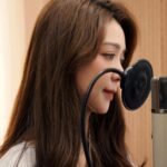 Fiona Sit Instagram - Recording my new song last week ❤️❤️❤️❤️ talking about human connection it is 🥹