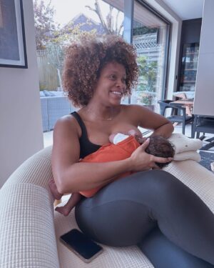 Fleur East Instagram - 8 weeks of my girl 🥰❤️😍