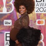 Fleur East Instagram – Baby at The Brits! Me and bump made it to what will probably be the last glam night out for a while, replaced by night feeds and nappies 😂 so I made the most of it with my @hitsradiouk fam. What a night! @brits 

Big up the amazing team that made this entire look possible. Thank you for making me feel fabulous! 🙌✨🥰

HAIR: @jhair_stylist 
MAKEUP: @anais.haz 
CUSTOM OUTFIT: @vickygilldesign