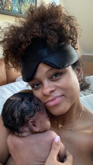 Fleur East Instagram - Our little super- NOVA has brought so much light into all of our lives. God bless you Nova, our little star ❤️✨🥰