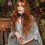 Florence Welch Instagram - Lucy at @luca.restaurant 🕸️ Thank you so much to everyone at @luca.restaurant for such a beautiful All Hallow’s dinner🕯️, and @starflowerlondon for the incredible gothic arrangement’s 🥀 I had such a wonderful time and I finally got to see Dave @glassanimals and we drank all the blood that we could 🩸x