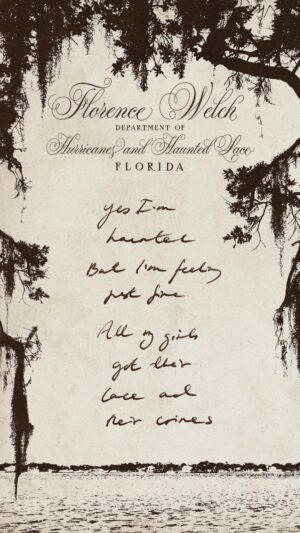 Florence Welch Instagram - Me and my ghosts we had a hell of a time 🖤 @taylorswift 

Honoured to be in this department