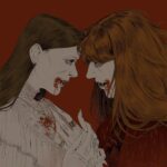 Florence Welch Instagram - If I make it to the morning, I should have come with a warning, If I make it to the stage I’ll Show you what it means To be saved 🩸 Have a very creepy Christmas love me and @mothercain Morning Elvis (live at Denver Ball Arena) ft Ethel Cain Out now 🩸 Artwork by @peegpin