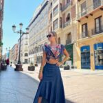 Florencia de Saracho Instagram - De México a España moda mexicana, ya saben que amo todo lo que tenga que ver con moda y más si viene de una mujer, diseñadora y emprendedora mexicana. falda Baqueira @maldemuchas