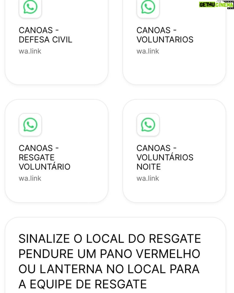 Foquinha Instagram - O @victor.arnt criou esse link que reúne informações úteis para o auxílio das vítimas do RS. Conversei com ele para entender melhor e é uma das plataformas mais completas que vi até agora e está sendo atualizado por ele e voluntários. O principal foco é resgatar pessoas que estão em situação de risco. Lá tem planilhas com infos de quem precisa de resgate por cidade, status dos regastes e contatos para acionar resgates. E para adicionar informações de pessoas que precisam de resgate ou qualquer outra info, podem mandar para ele por direct! Também tem links para doações, cozinha solidária, auxílio médico, auxílio psicológico entre outros! O link: https://bento.me/ajudars ou link clicável nos meus stories, fixado no meu perfil, ou no perfil do @victor.arnt Estou aqui de olho na minha direct para repostar mais infos importantes e poder auxiliar como eu puder! #AjudaRS