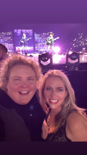 Fortune Feimster Instagram - Last night at Madonna! Such a fun show with all her massive hits. Watching my wife beam the whole time was a highlight. Both Michigan girls. Same high school. Madonna was a huge influence on Jax and gave her the courage to be herself and to come out in high school. Madonna has always been a trailblazer and an ally for the gay community long before it was acceptable to do so and for that many of us are forever grateful. Go see this queen do her thing!