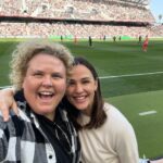 Fortune Feimster Instagram - Finally made it to an Angel City soccer game. Jax and I had a blast. They won! And I got to see my bud @jennifer.garner. Still can’t believe how many kids come up to me about Yes Day. Anyway, go see @weareangelcity!