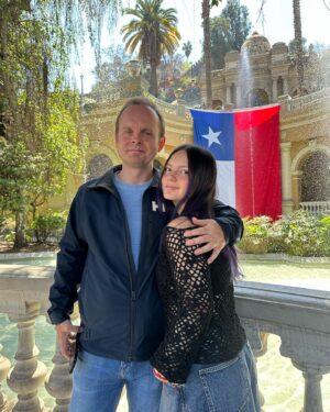 Francisca Aronsson Instagram - El hombre de mi vida❤️ como te amooooooo papá. 
Mi mejor amigo y padre… 
Soy feliz contigo, mami y Maxi. 

@chris_aronsson