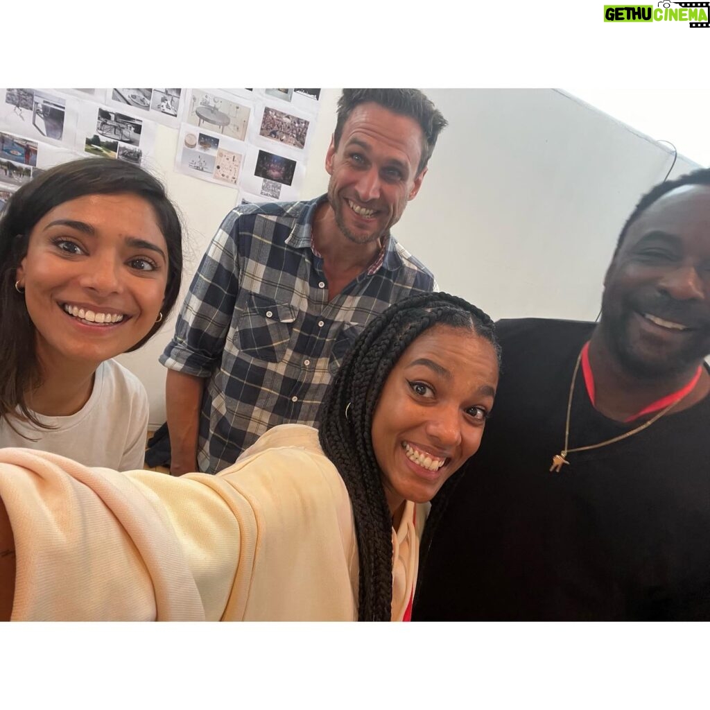 Freema Agyeman Instagram - Day 1 in the God of Carnage house!!! With @nicholailabarrie @ariyonb #DonitaGohil #MartinHutson at the one only @lyrichammersmith So much delicious energy in the room! Feeling very fortunate to be able to make art with these wonderful creatives at this tumultuous time within our Industry. During the SAG strike (for which Equity contract theatre does not apply) I am in solidarity with my colleagues striving for a fair and equitable outcome!! Truly hope a resolution can be found as soon as possible… Would also like to shout out the establishments who are offering striking actors discounts on food while they are not earning. That is proper decent. Special mention @sohohouse Oh to live in a fairer world… #mondaymusing