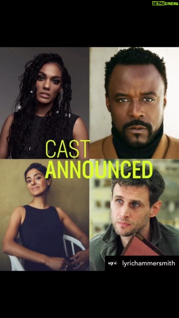 Freema Agyeman Instagram - • REPOST @lyrichammersmith • GOD OF CARNAGE - CAST ANNOUNCEMENT 🔥 We couldn’t be more excited to welcome these four phenomenal actors to the Lyric in September, who’ll be starring in the Olivier and Tony Award winning play #GodOfCarnage The Lyric’s Associate Director @nicholailabarrie will revive this rollercoaster comedy by Yasmina Reza and translated by Academy Award winning Christopher Hampton. The production will star: 🌷Freema Agyeman @freemaofficial 🌷Ariyon Bakare 🌷Dinita Gohil 🌷Martin Hutson Playing 01 - 30 Sep Tickets are on sale from £10 Link in bio #ariyonbakare #freemaagyeman #dinitagohil #martinhutson #yasminareza #christopherhampton #lyrichammersmith #comedyofmanners #nicholailabarrie