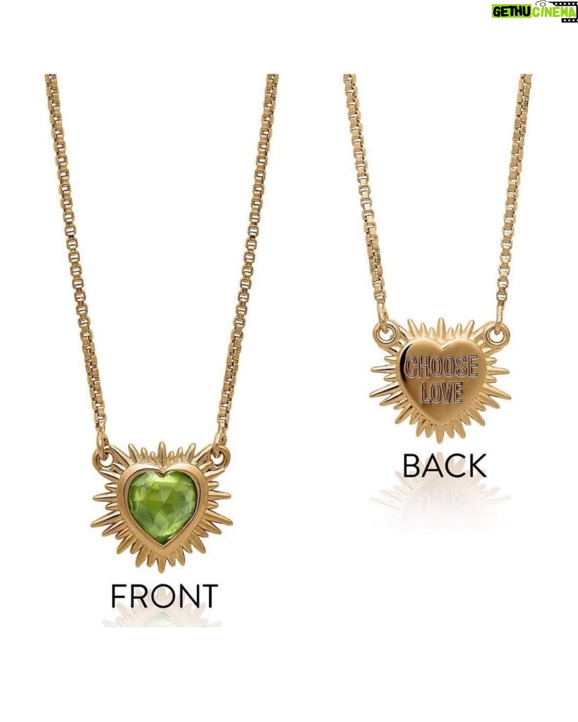 Freema Agyeman Instagram - Happy brand new week Instafam! Kicking it off with some LOVE!!! Those of you who are not new on here know I have posted before about Choose Love and their incredible, life saving humanitarian work and the many global Initiatives they are funding. Well @gemmastyles and @racheljacksonjewellery have collaborated to create this limited edition Peridot Heart necklace where 100% of the profits will be donated to @chooselove to help support and fund them in their continued and vital work, helping refugees and those in need in the UK and around the world!! So much love. The final drop is now available to buy exclusively for £85, if you can afford to treat yourself, or if you are looking for a gift idea, with a heart! 💚☀️ https://www.racheljacksonlondon.com/products/choose-love-necklace-gemma-styles-rachel-jackson  #chooselove #mondaymusing