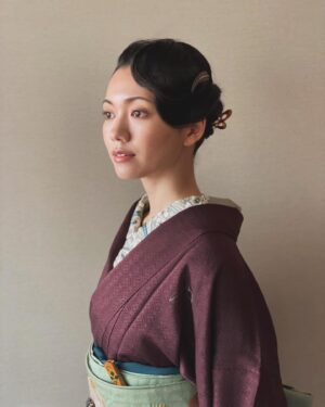 Fumi Nikaido Instagram - autumn colors🍇

@setsuko.ishida 
@makeupbyeita 
@tokachaan